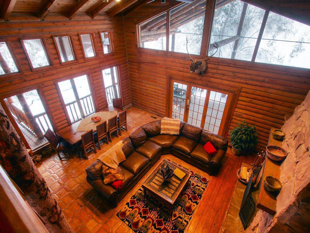 Log Cabin On The Stream Sundance, Utah Bagian luar foto