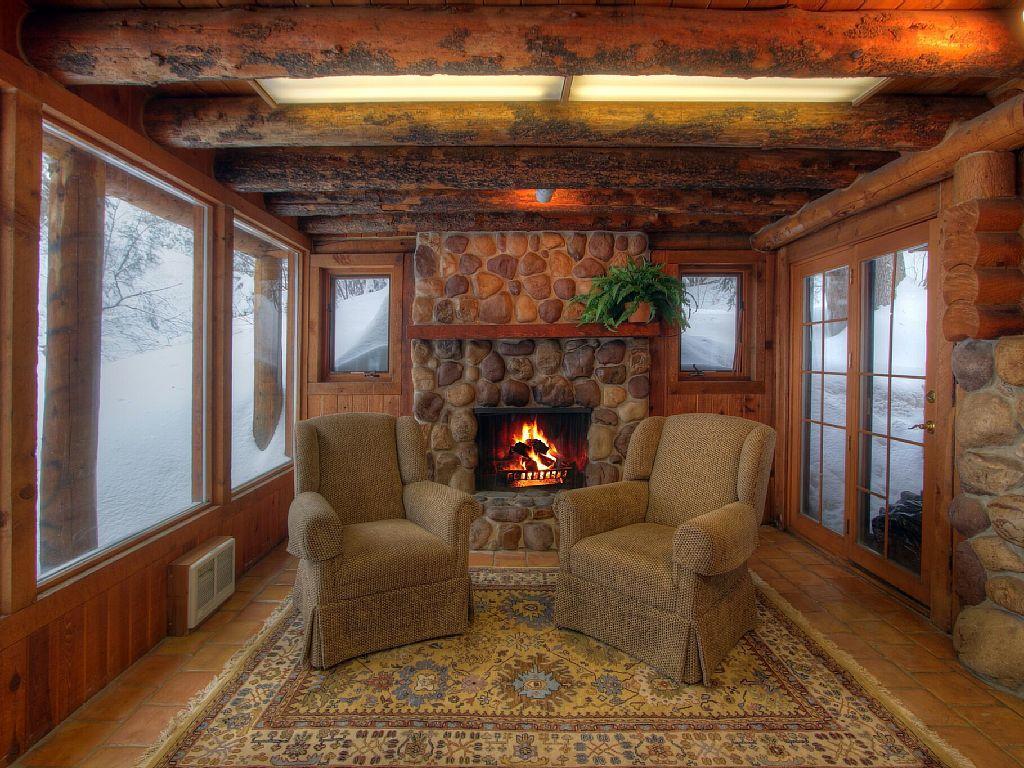 Log Cabin On The Stream Sundance, Utah Bagian luar foto